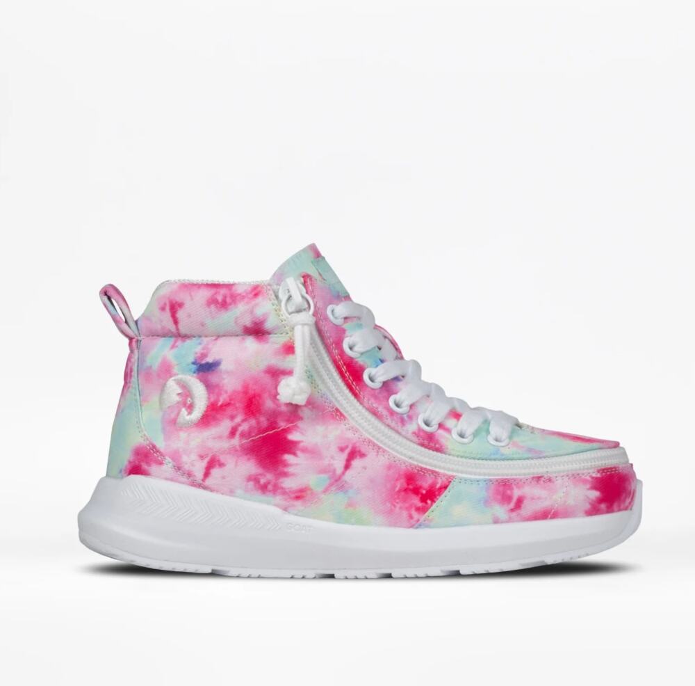 Billy Footwear Toddler Billy Goat Classic High Sneaker US 9 XWIDE Pink Multi NIB